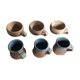 Série de 6 tasses en grès
