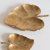 Empty old brass leaf bags