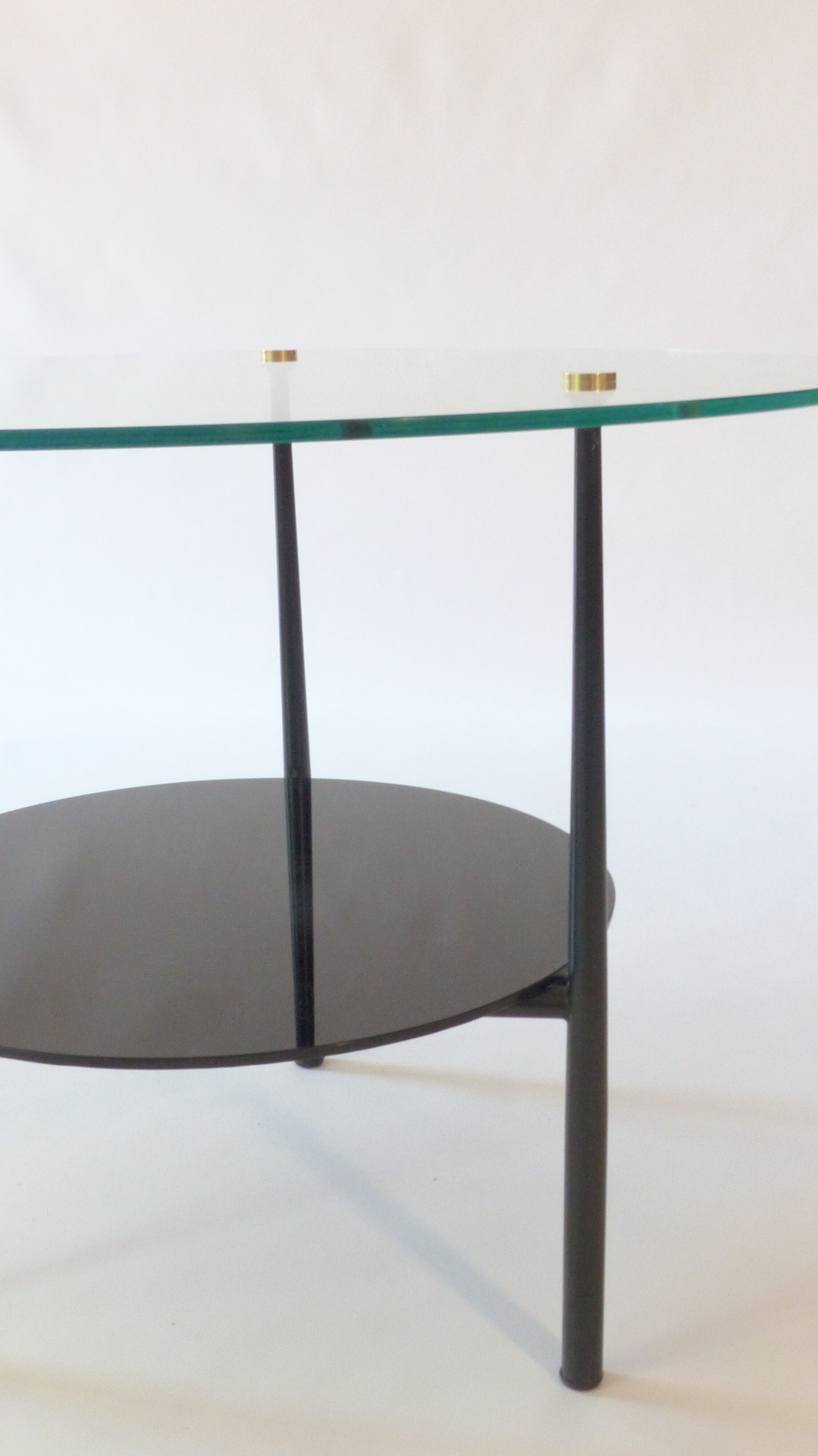 Gueridon table, double tray