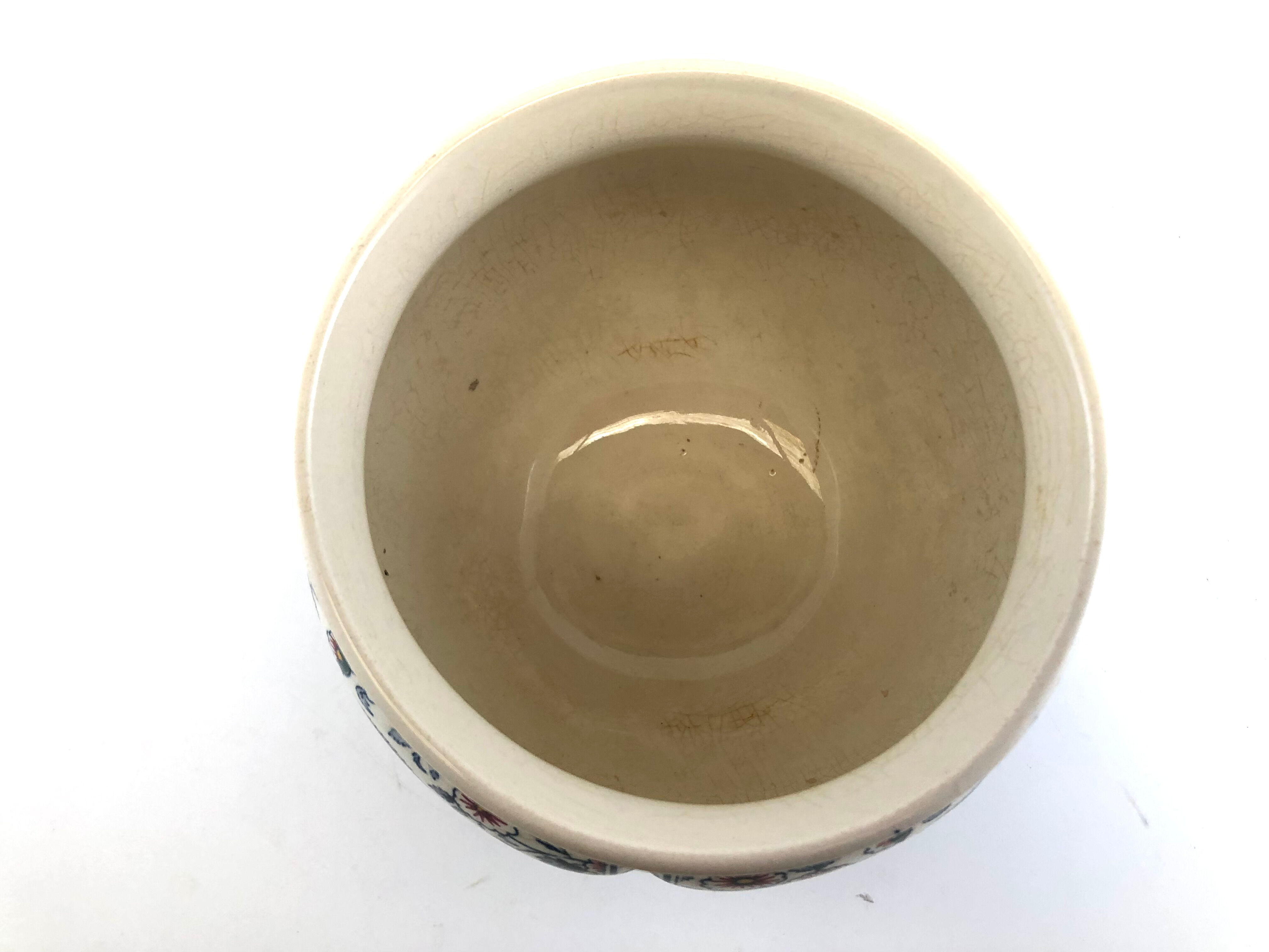 Cache Pot Gien decoration bothée or cashmere