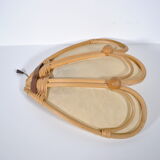 Rattan wall lamp 1970