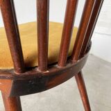 Chaise Baumann « menuet » assise jaune