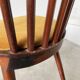 Baumann “Minuet” chair with yellow seat