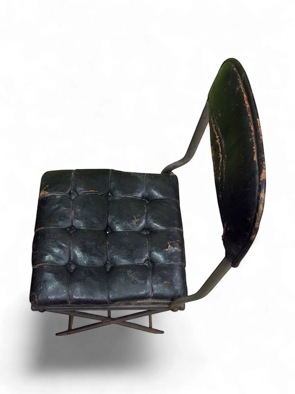 Chaise pliante vintage style industriel vers 1960