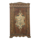 Folk art painted bridal wardrobe
