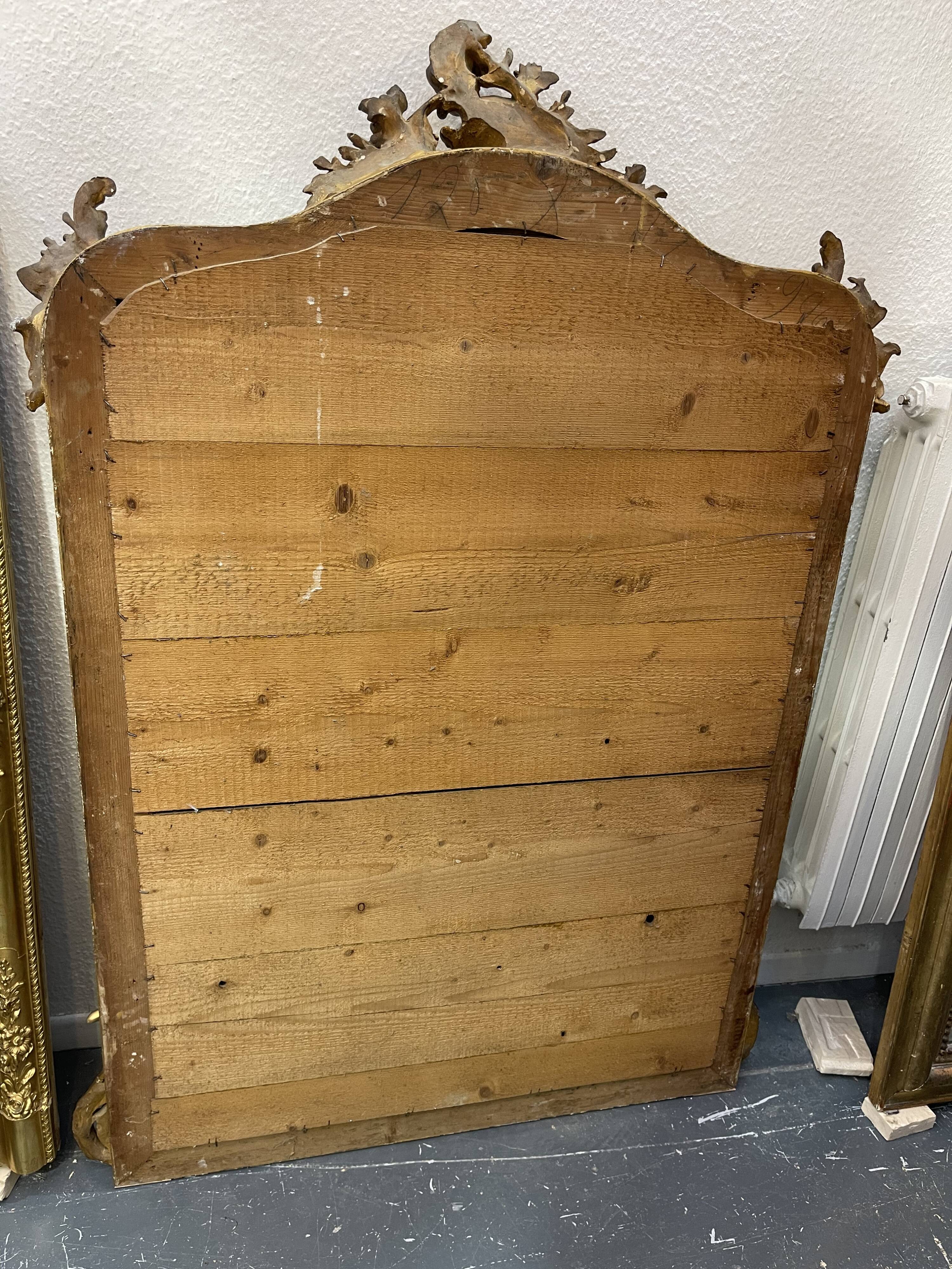 Mirror 151x108 cm old louis XV era Napoleon III