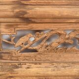 Porte chinoise ancienne en bois, vers 1890