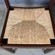 6 chairs rush Wenge Brutalist Mid Century