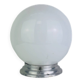 Wall light or ceiling light with opaline globe in Art Deco style.