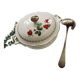 Old earthenware tureen made in France by Sarreguemines