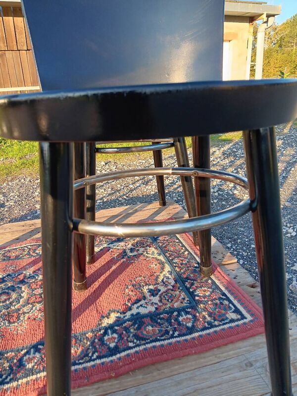 Lot 4 chaise baumann vintage