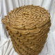 Vintage woven straw basket