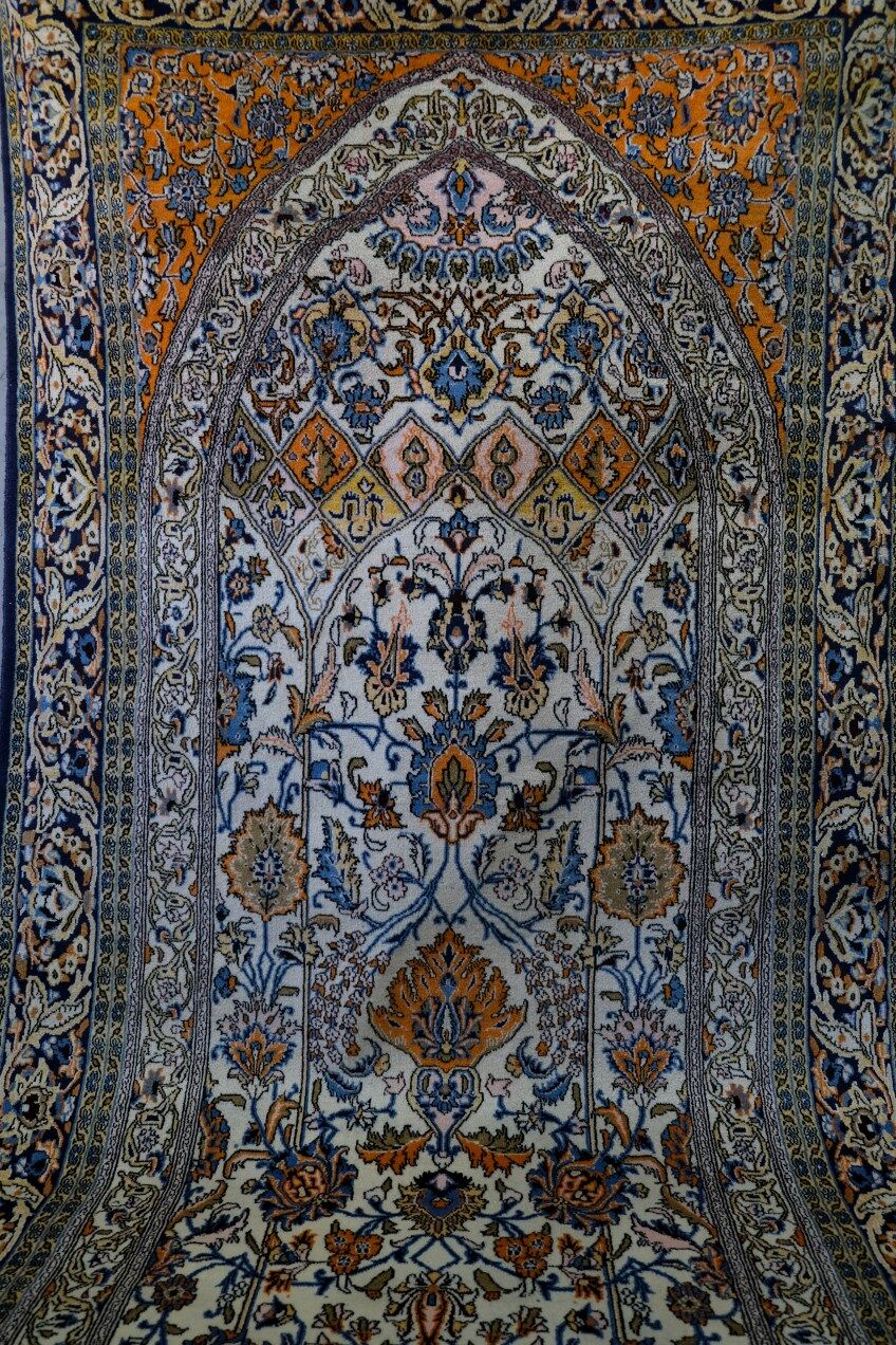 Hand-Woven Middle Persian Rug, 1960