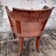 Fauteuil de bureau Louis Philippe en chêne