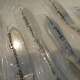 6 Christofle Atlantide silver-plated fish cutlery sets 12p in blister pack