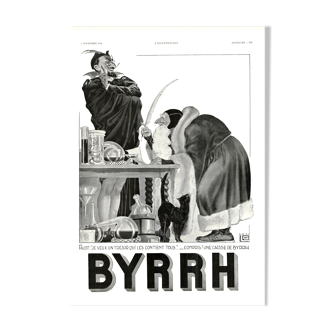 Affiche vintage années 30 BYRRH