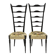 Pair of Chiavari Mid-Century Modern Italian High Back Chair