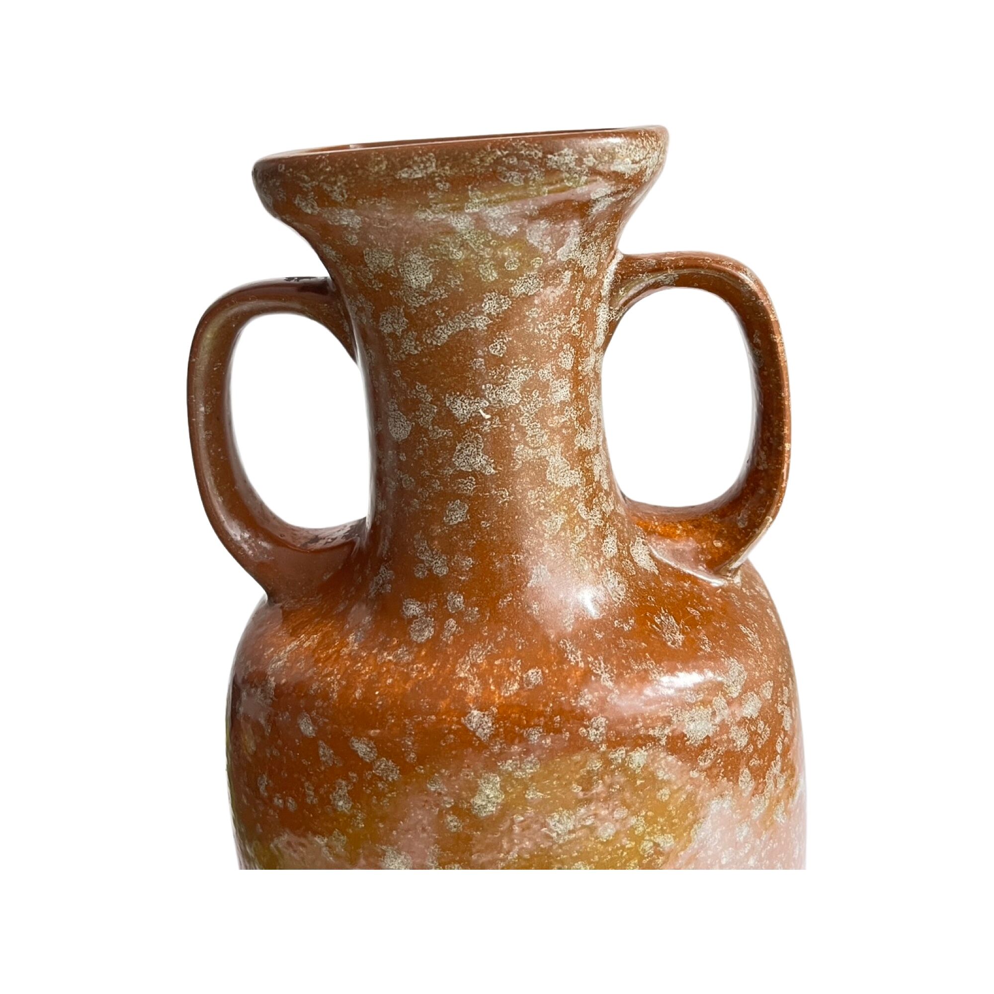 Ceramic vase Bolesławiec Poland 1970s