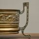 Neoclassical cache-pot in patinated brass, 19th century.