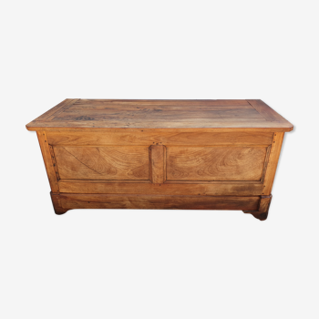 Old wooden chest with drawer in the lower part