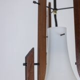 Ico Parisi. Paire de suspensions en opaline. Années 1960.