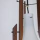 Ico Parisi. Pair of opaline pendant lights. 1960s.