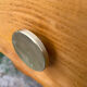 Art Deco chest of drawers with 4 drawers in light wood