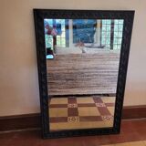 Old carved wood mirror