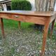 Antique farmers table French kitchen table walnut