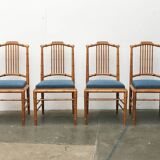 Mid-century Italian dining chairs by Giorgetti, set of 4.