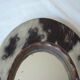 Vintage mirror wood and fur in the shape of horseshoe 25x33cm