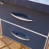 Strafor industrial metal desk, 1960s