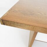 Large wenge desk, attributed to 't Spectrum, The Netherlands 1950's