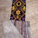 Tapis de couloir Boucherouite vintage tissé à la main, Maroc