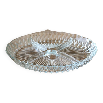 Vintage aperitif server, 4 compartments