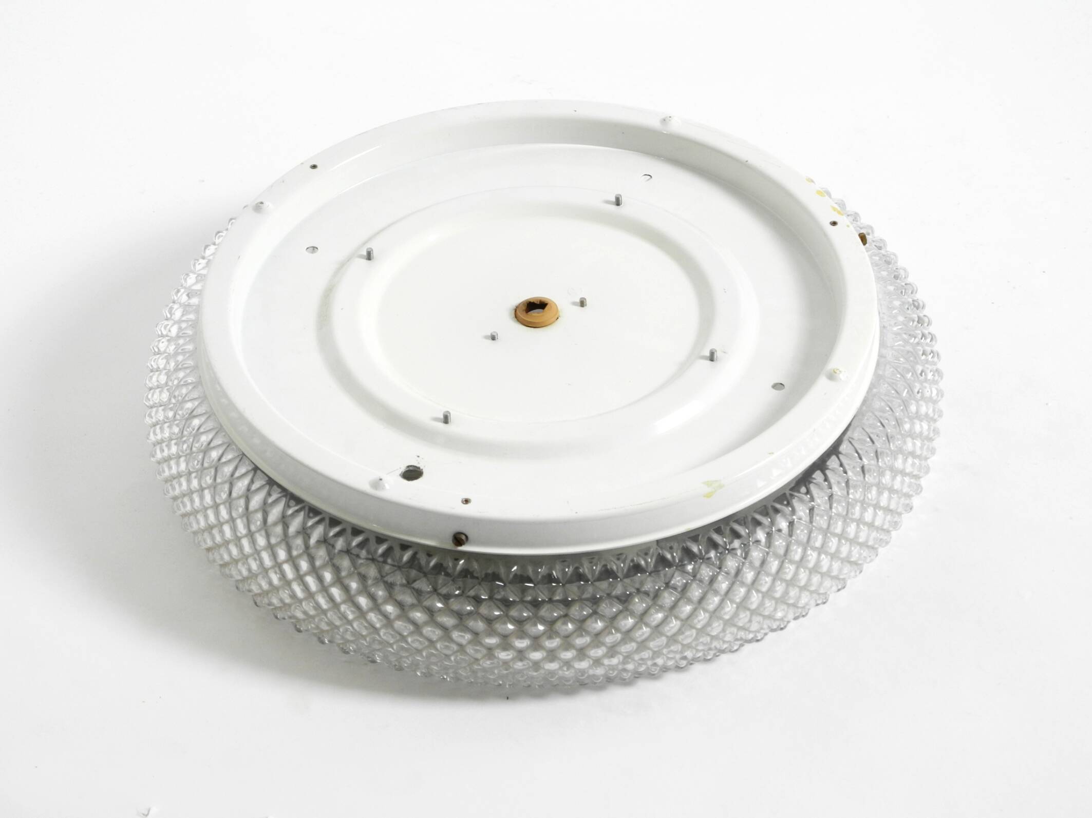 Stunning 1960s illuminated Limburg crystal glass wall mirror