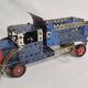 Meccano dump truck from the 50s, original parts, authentic patina, 30 cm