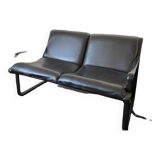 Black Sling sofa by Hannah & Morrison for Knoll, 1971