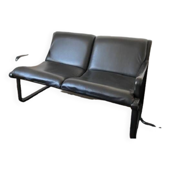 Black Sling sofa by Hannah & Morrison for Knoll, 1971