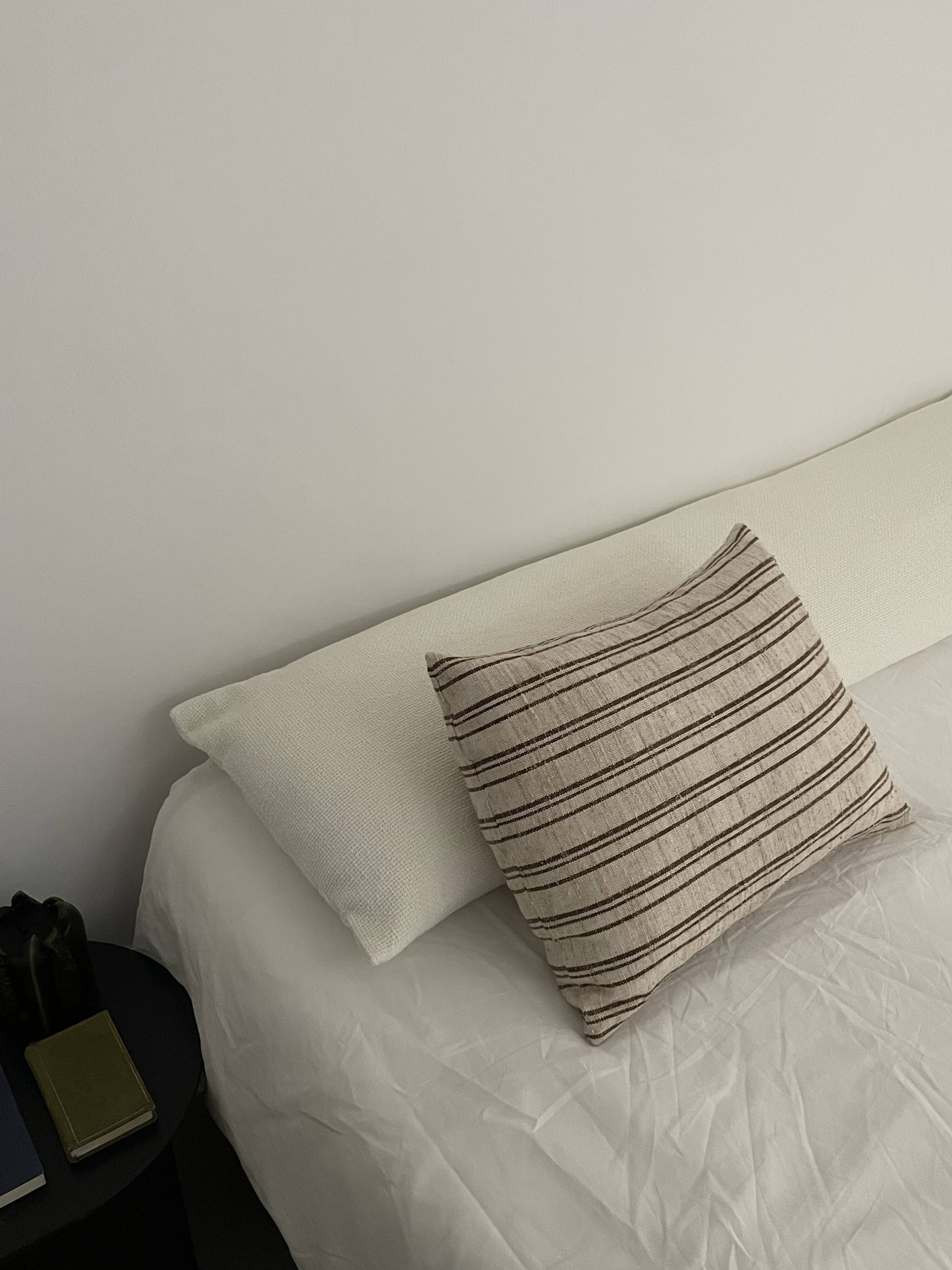 Coussin rayé vintage