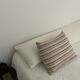 Vintage striped cushion