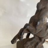 Metal lamp, fabric cable 2M, cotton shade