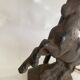 Metal lamp, fabric cable 2M, cotton shade