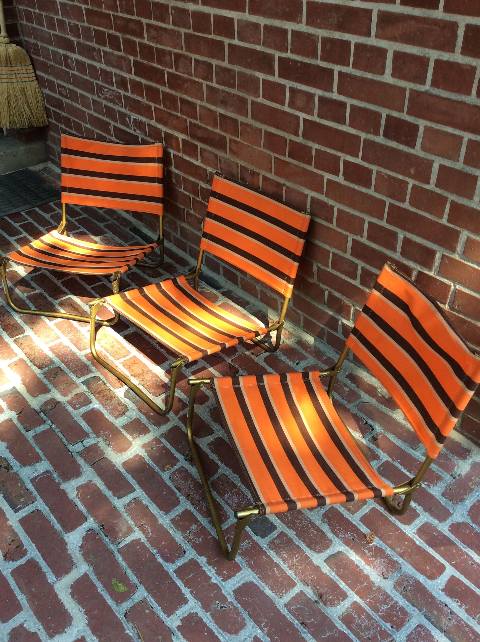 Vintage camping chairs