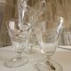 6 crystal water glasses
