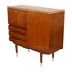 Meuble bar, buffet en placage de teck, années 1960