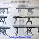 Thonet round table N°14 called "Mikado" - 1890 -