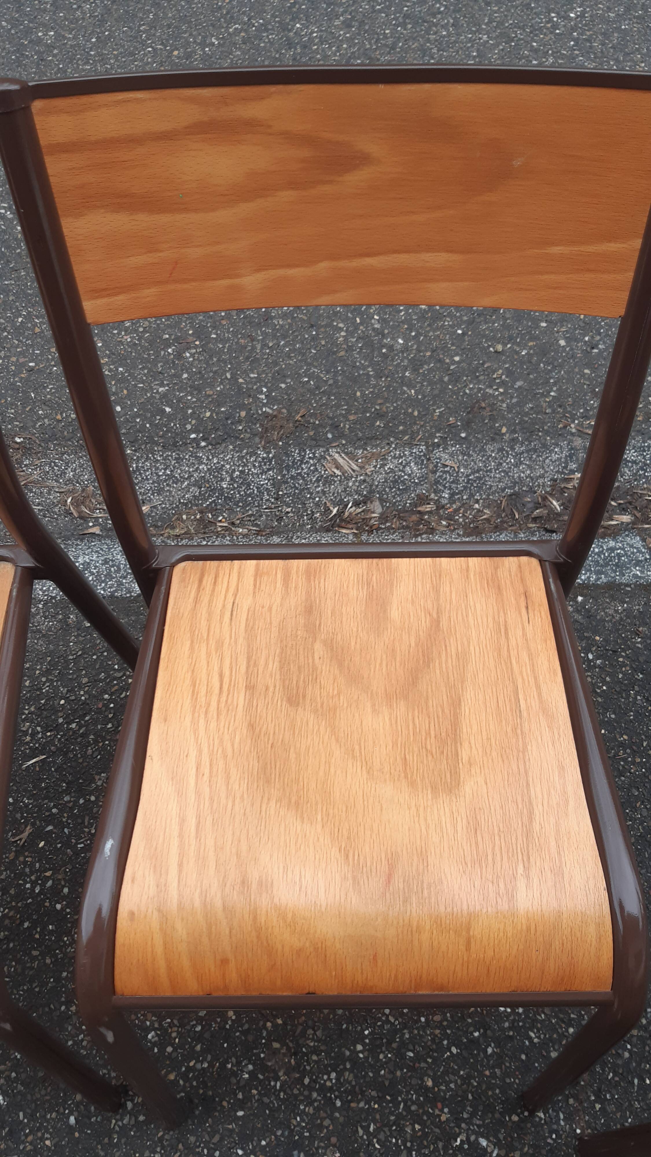 Set of 7 Mullca chairs