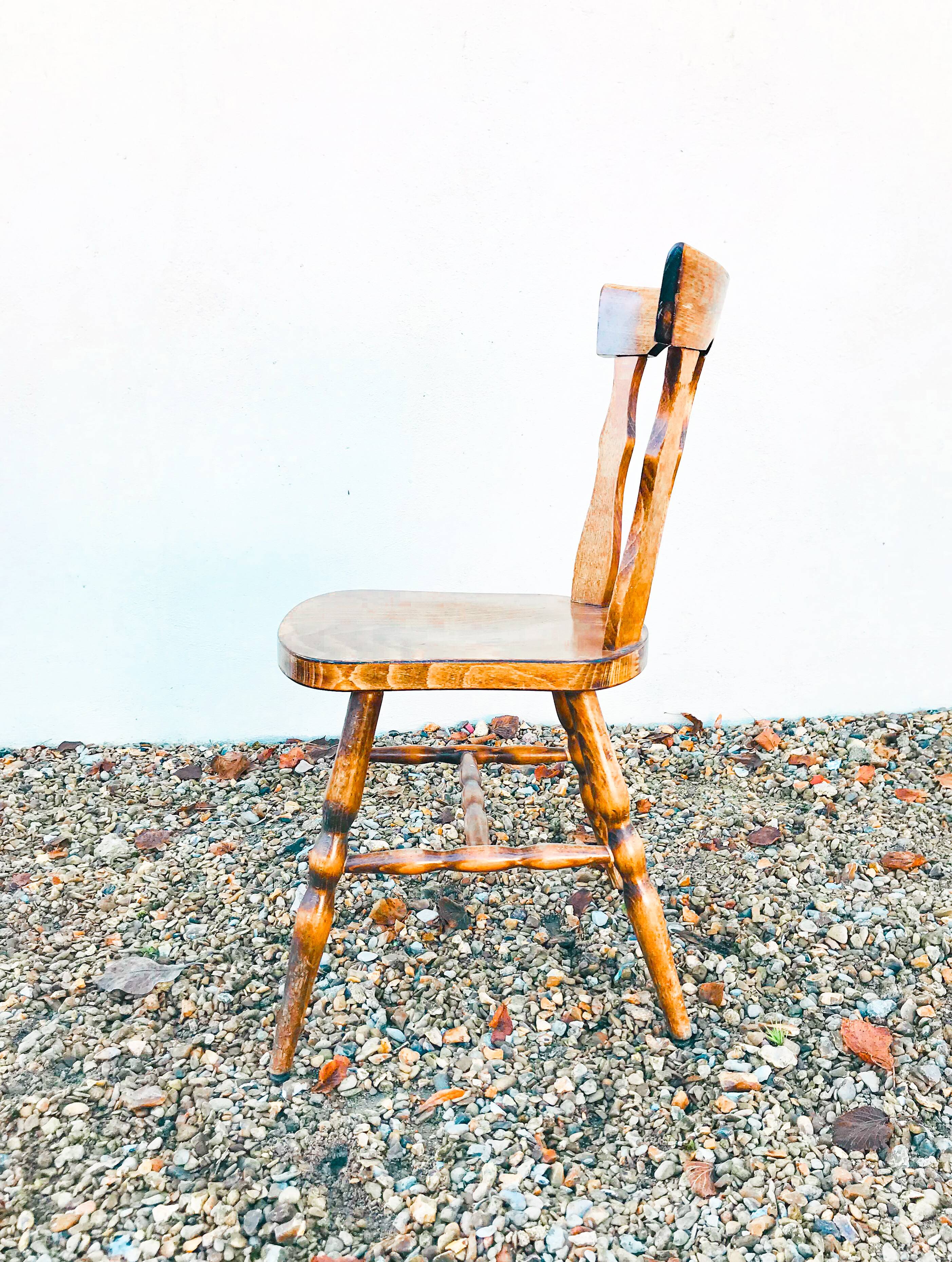 Lot de 4 Chaises Bistrot Baumann Vintage
