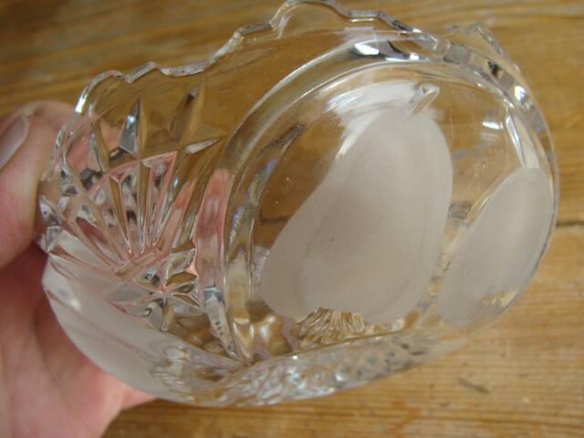 Vintage crystal candy box